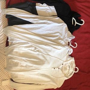 Light t shirt hoodies